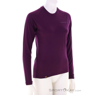 Endura Baabaa Blend Baselayer LS Damen Funktionsshirt-Lila-S