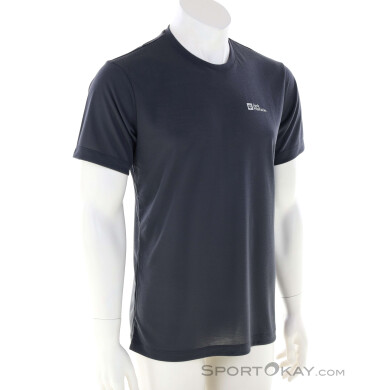 Jack Wolfskin Vonnan S/S Herren T-Shirt-Schwarz-M