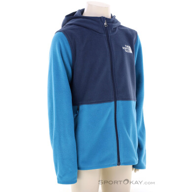 The North Face Teen Glacier FZ Kinder Fleecejacke-Blau-L