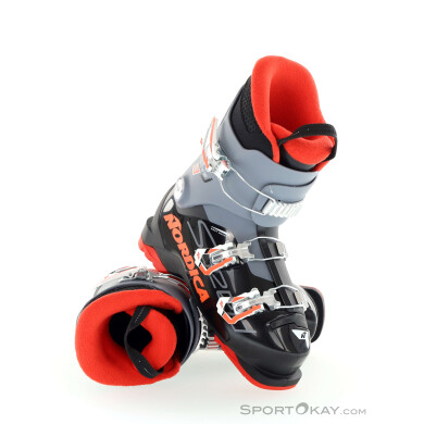 Nordica Speedmachine J3 Kinder Skischuhe-Schwarz-24,5