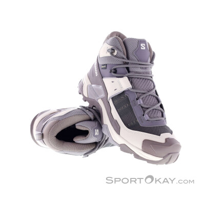 Salomon X Ultra 5 Mid GTX Damen Wanderschuhe Gore-Tex-Grau-6