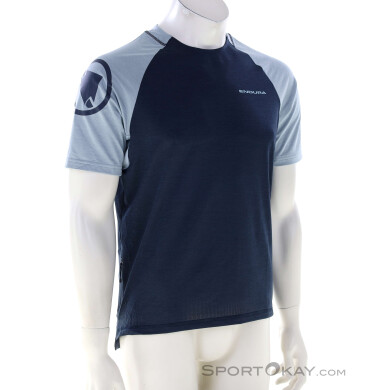 Endura Singletrack SS Herren Bikeshirt-Dunkel-Blau-M