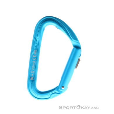 Edelrid Pure Slider Schnappkarabiner-Blau-One Size