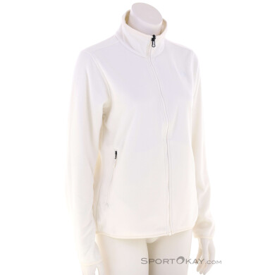 The North Face Glacier Fleece Damen Fleecejacke-Weiss-S
