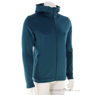 Peak Performance Rider Tech Zip Hood Herren Sweater-Türkis-XL