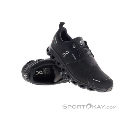 On Cloud 6 Waterproof Herren Freizeitschuhe-Schwarz-10