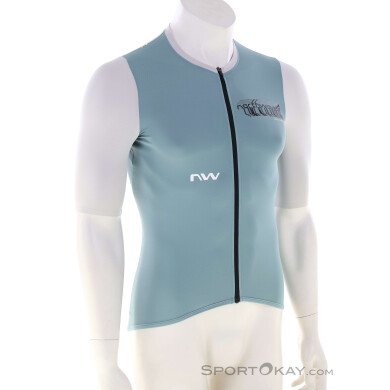 Northwave Essence Evo Jersey Herren Bikeshirt-Hell-Blau-XL