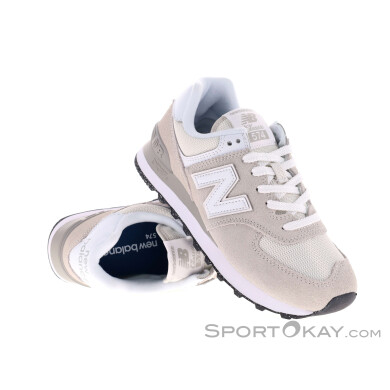 New Balance 574 Damen Freizeitschuhe-Beige-7
