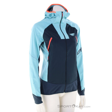 Dynafit Speed Softshell Damen Tourenjacke-Hell-Blau-S