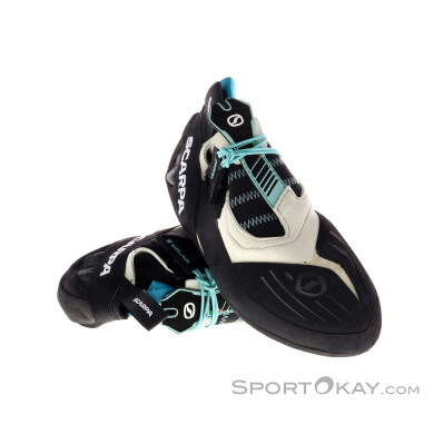 Scarpa Vapor S Damen Kletterschuhe-Hell-Grau-38,5