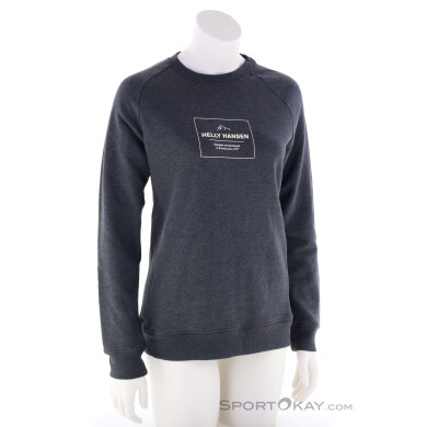 Helly Hansen F2F Organic Cotton Damen Sweater-Dunkel-Grau-S