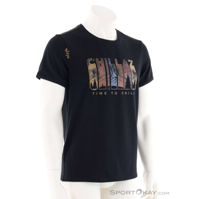 Chillaz Chillaz Time to Chill Herren T-Shirt-Schwarz-S
