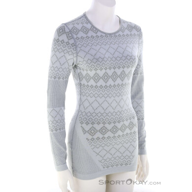 Löffler L/S Transtex Warm Retr'x Damen Shirt-Grau-40-42