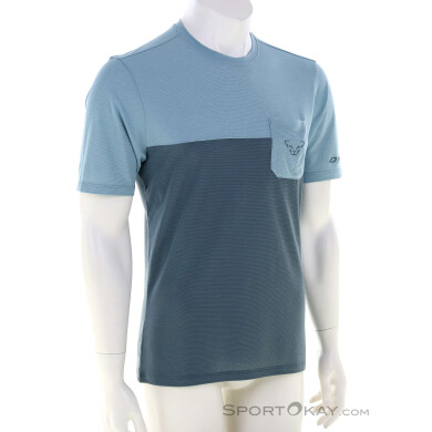Dynafit Transalper Pocket Herren T-Shirt-Blau-M