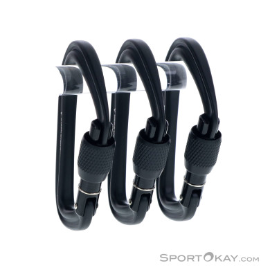 Black Diamond HotForge Karabiner-Set-Schwarz-One Size