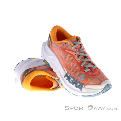 Hoka Mafate X Damen Traillaufschuhe-Orange-8