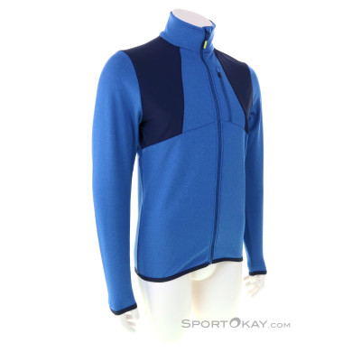 Löffler Tour Stretchfleece Herren Fleecejacke-Blau-46