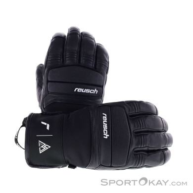 Reusch Marco Schwarz Herren Skihandschuhe-Schwarz-9,5