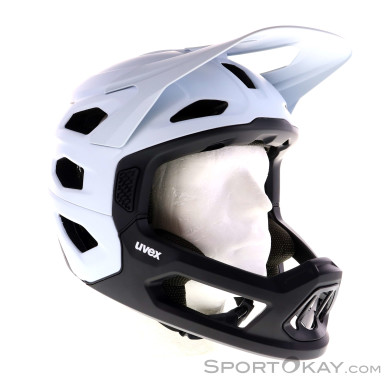 Uvex Revolt Fullface Helm abnehmbar-Weiss-56-61