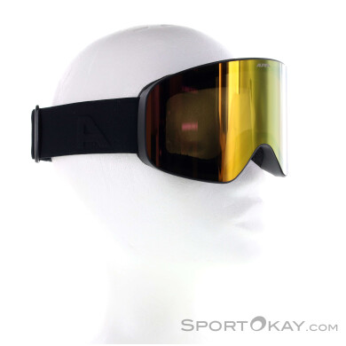 Alpina Fernie Q-Lite Kinder Skibrille-Schwarz-One Size