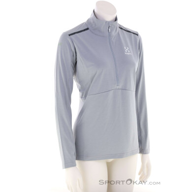 Haglöfs L.I.M Strive Mid LS Damen Funktionsshirt-Hell-Grau-S