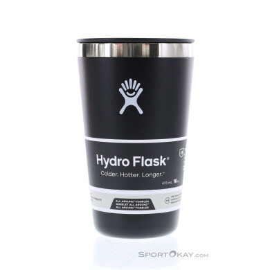 Hydro Flask 16oz All Around Tumbler 473ml Thermobecher-Schwarz-One Size