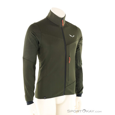 Salewa Sella Crevasse Herren Sweater-Oliv-Dunkelgrün-S