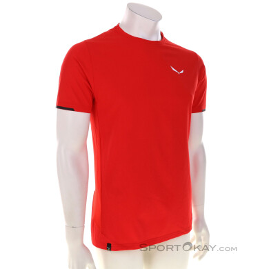 Salewa Pedroc Dry Hybrid Herren T-Shirt-Rot-XL