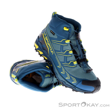 La Sportiva Ultra Raptor II Mid GTX Kinder Wanderschuhe Gore-Tex-Blau-34