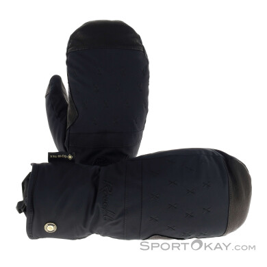 Roeckl Camurac Mitten Damen Skihandschuhe Gore-Tex-Schwarz-7,5