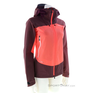 Ortovox Westalpen Softshell Damen Outdoorjacke-Dunkel-Rot-XS