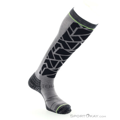 Ortovox Ski Tour Comp Long Herren Skisocken-Grau-39-41