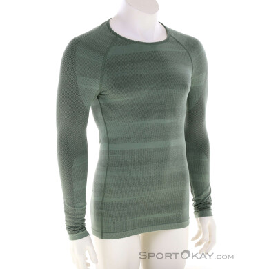 Löffler L/S Transtex Hybrid Herren Funktionsshirt-Grün-50-52