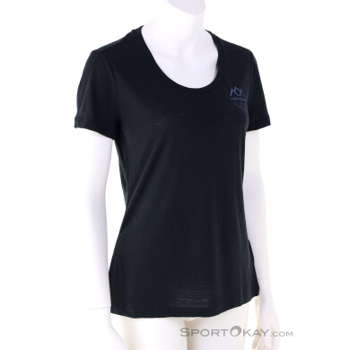 Icebreaker 150 Tech Lite Merino S/S Damen T-Shirt-Schwarz-S
