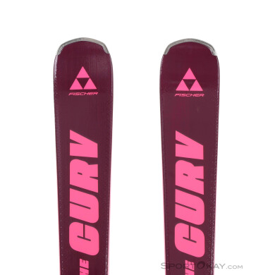 Fischer The Curv GT 80 + RSW 11 GW Damen Skiset 2025-Lila-173