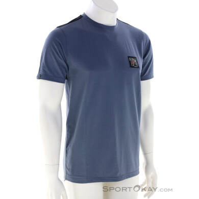 ION Seek AMP S/S Herren Bikeshirt-Blau-L