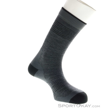 Lenz Merino Outdoor 1 Mid Wandersocken-Dunkel-Grau-42-44