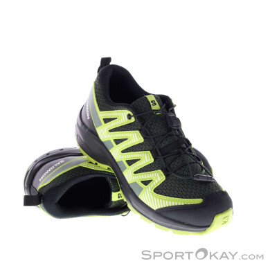 Salomon XA Pro V8 J Kinder Traillaufschuhe-Grün-33