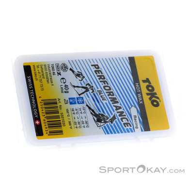 Toko Performance blue 40g Heisswachs-Blau-40