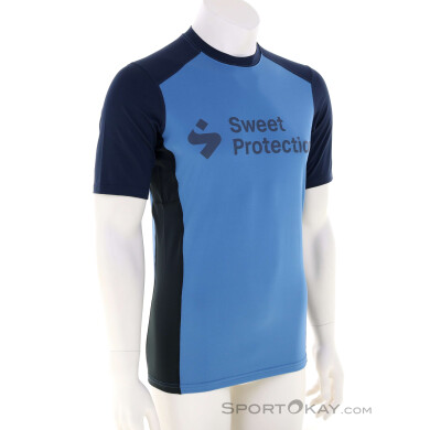 Sweet Protection Hunter SS Herren Bikeshirt-Blau-M