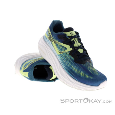 Salomon Aero Glide Herren Traillaufschuhe-Blau-9,5