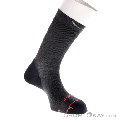Salewa Eagle Light Crew Damen Socken-Schwarz-42-44