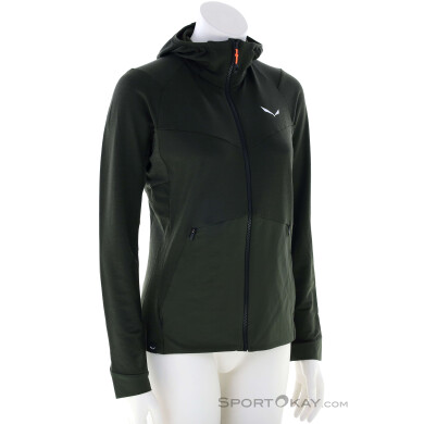 Salewa Puez AM/DST HD Damen Outdoorjacke-Oliv-Dunkelgrün-36