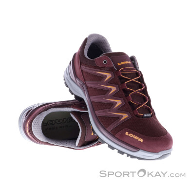 Lowa Innox Pro LO GTX Damen Wanderschuhe Gore-Tex-Rot-4