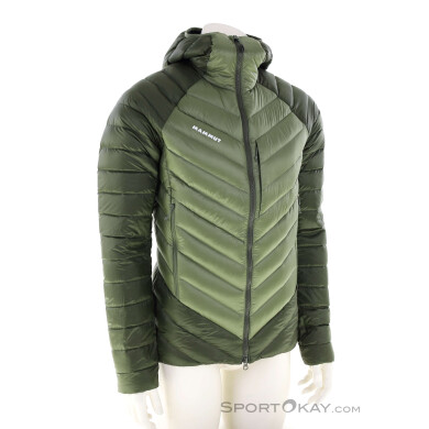 Mammut Broad Peak IN Hooded Herren Outdoorjacke-Oliv-Dunkelgrün-M