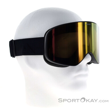 Alpina Slope Q-Lite Skibrille-Rot-One Size