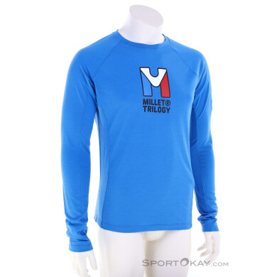 Millet Trilogy Wool LS Herren Funktionsshirt-Blau-M