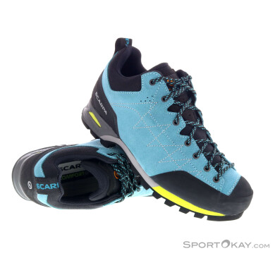 Scarpa Zodiac Tech Damen Zustiegsschuhe-Türkis-38,5