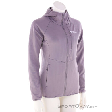 Jack Wolfskin Kolbenberg Hooded FZ Damen Sweater-Lila-S