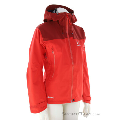 Haglöfs Flash GTX Damen Tourenjacke-Rot-S